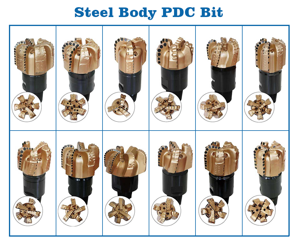 steel body PDC bit