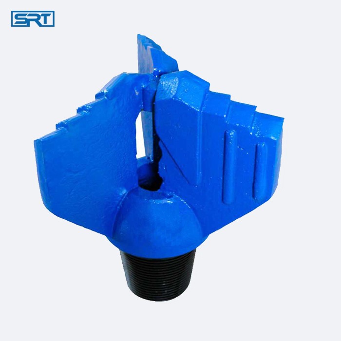  4 1-2 114mm 3 blades step drag bit for water drilling 