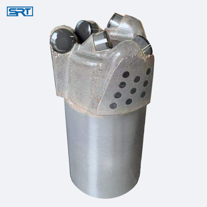 66mm matrix body flat face PDC non-coring bits