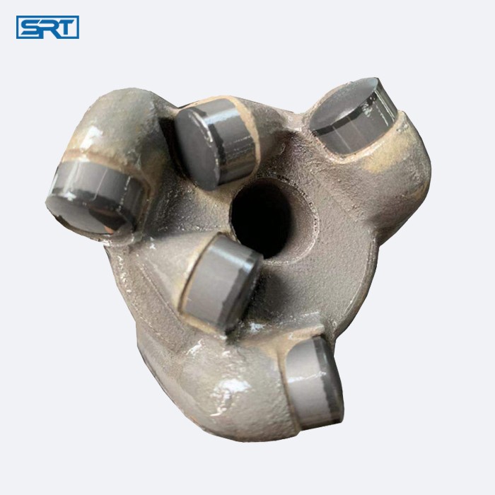 66mm matrix body flat face PDC non-coring bits