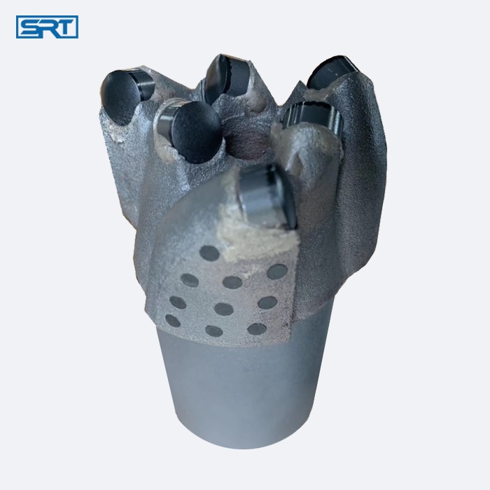 76mm 1308 sintered non core PDC flat face rock drill bits with TSP gauge