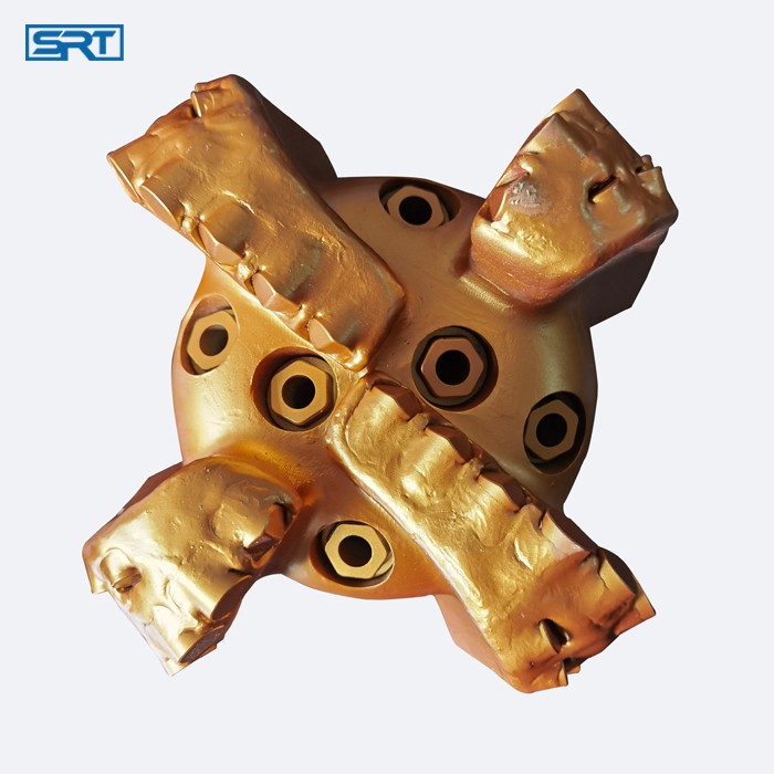 8 1-2 4 wings vertical well drilling diamond PDC bits for soft formation