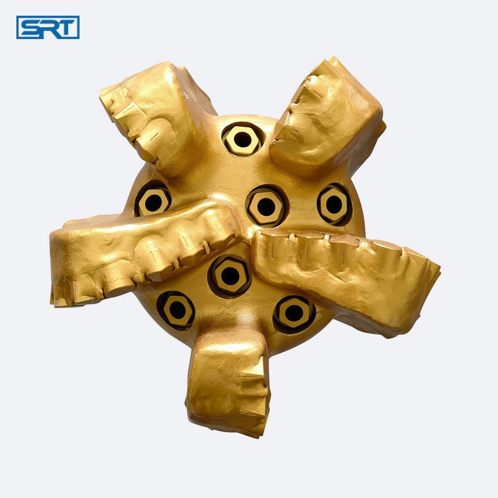 9 1-2 inch 5 blades gas and oil water well drilling parts PDC bit for rig