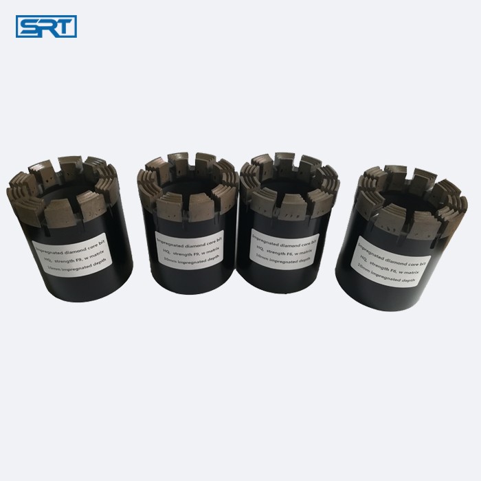 Good Performance PDC impregnated IMP diamond core bits for exploration well 