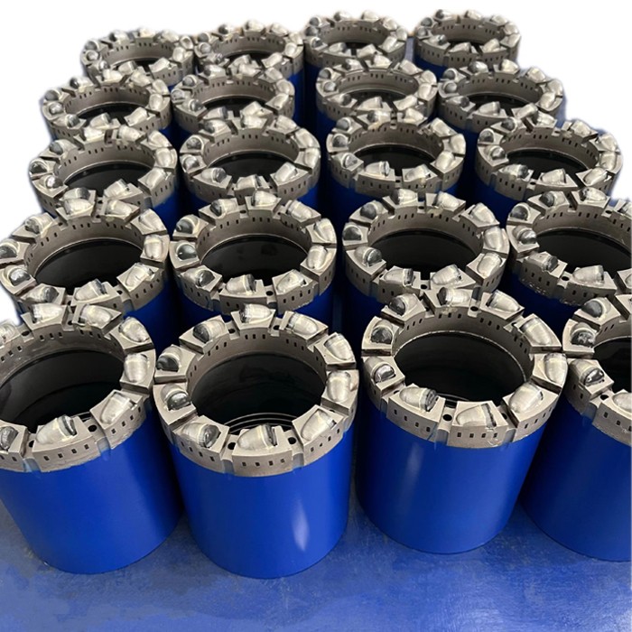 HQ 8 diamonds matrix PDC core bit for golden mine drilling 