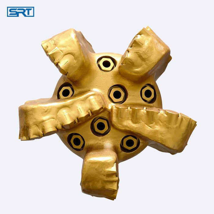 API 165mm Horizontal directional HDD and oil drilling fixed PDC diamond bit 