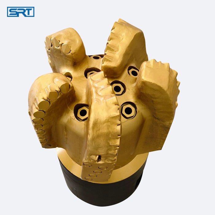 API 165mm Horizontal directional HDD and oil drilling fixed PDC diamond bit 