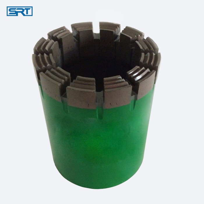 PQ natural diamond impregnated core bits surface set drill bits for environmental exploration