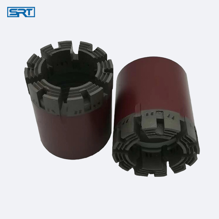 geological HQ NQ BQ PQ turbo type diamond impregnated core bit