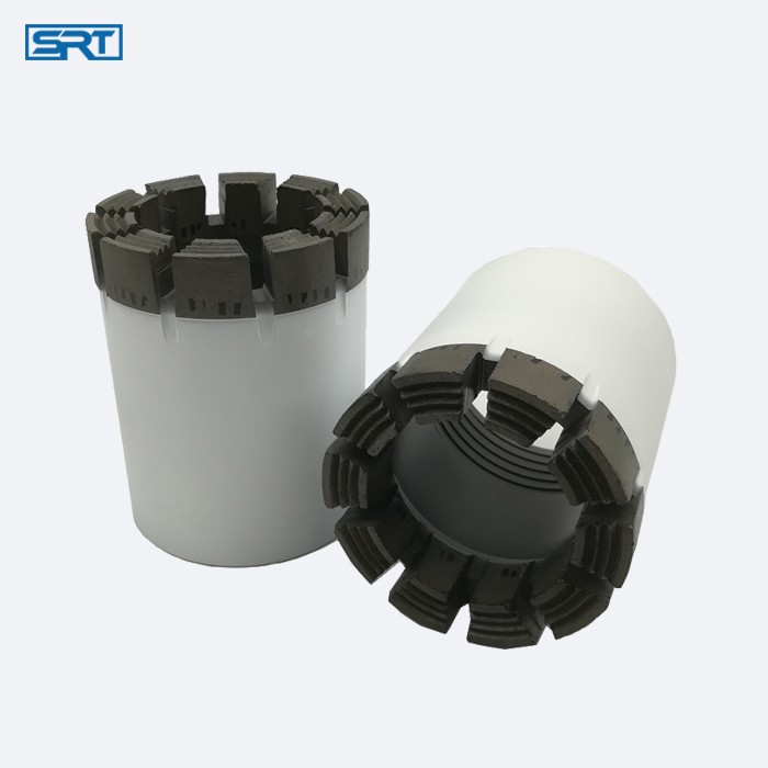 geological HQ NQ BQ PQ turbo type diamond impregnated core bit