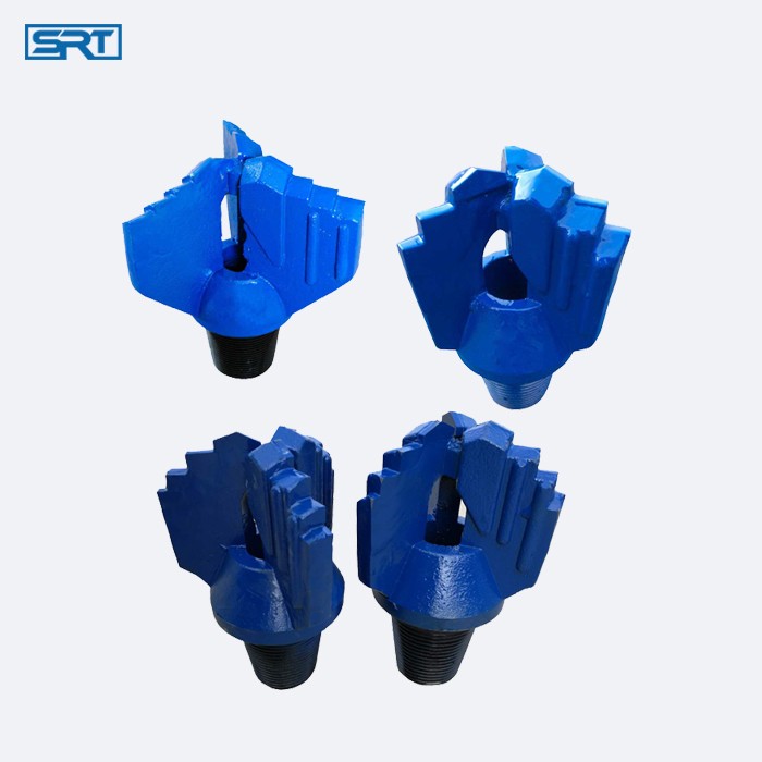 4 inch hard alloy carbide inserts protection drag bits with 3 wings