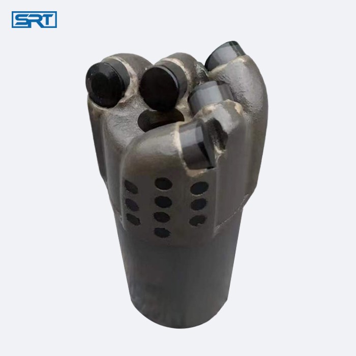 high impact resistance 59mm matrix sintered body flat face PDC center drill bits