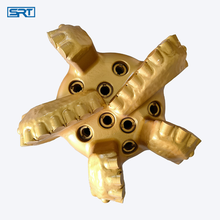 14 3-4 inch 5 blades medium hard rock drill rotary PDC bits for petroleum and water drilling 